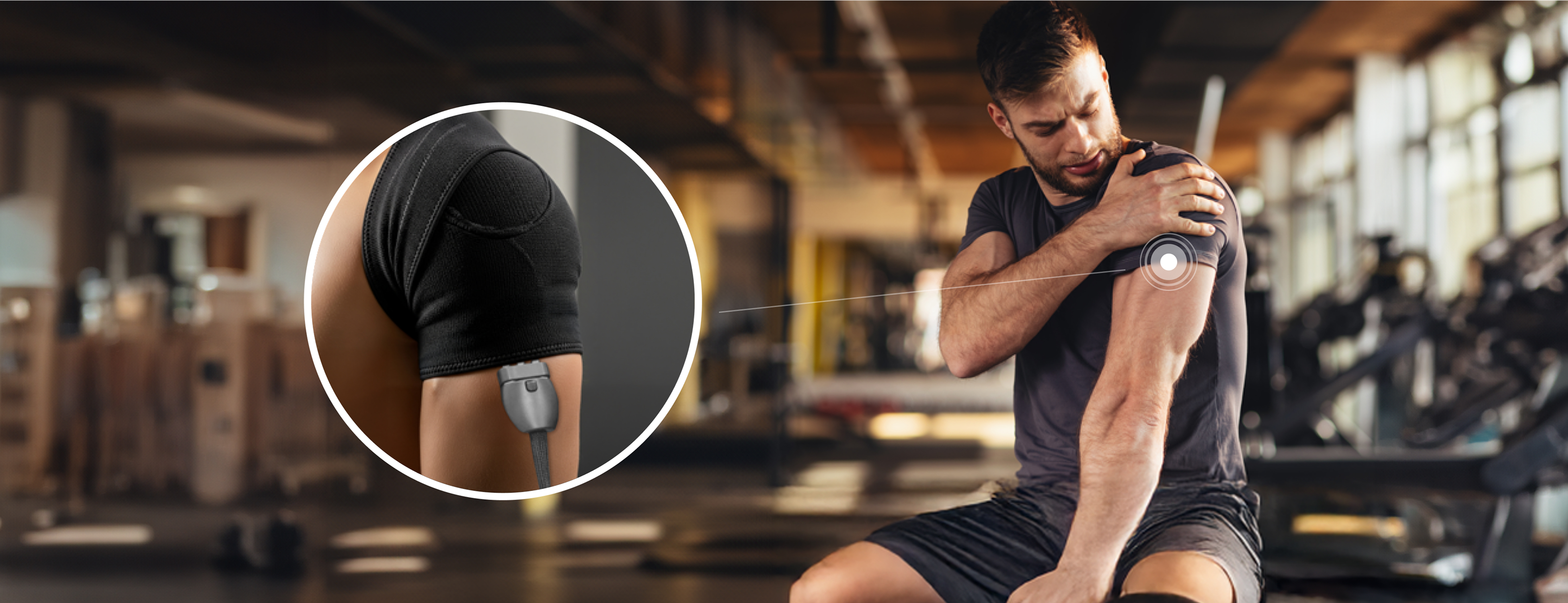 Athlete using ForceX device in the gym